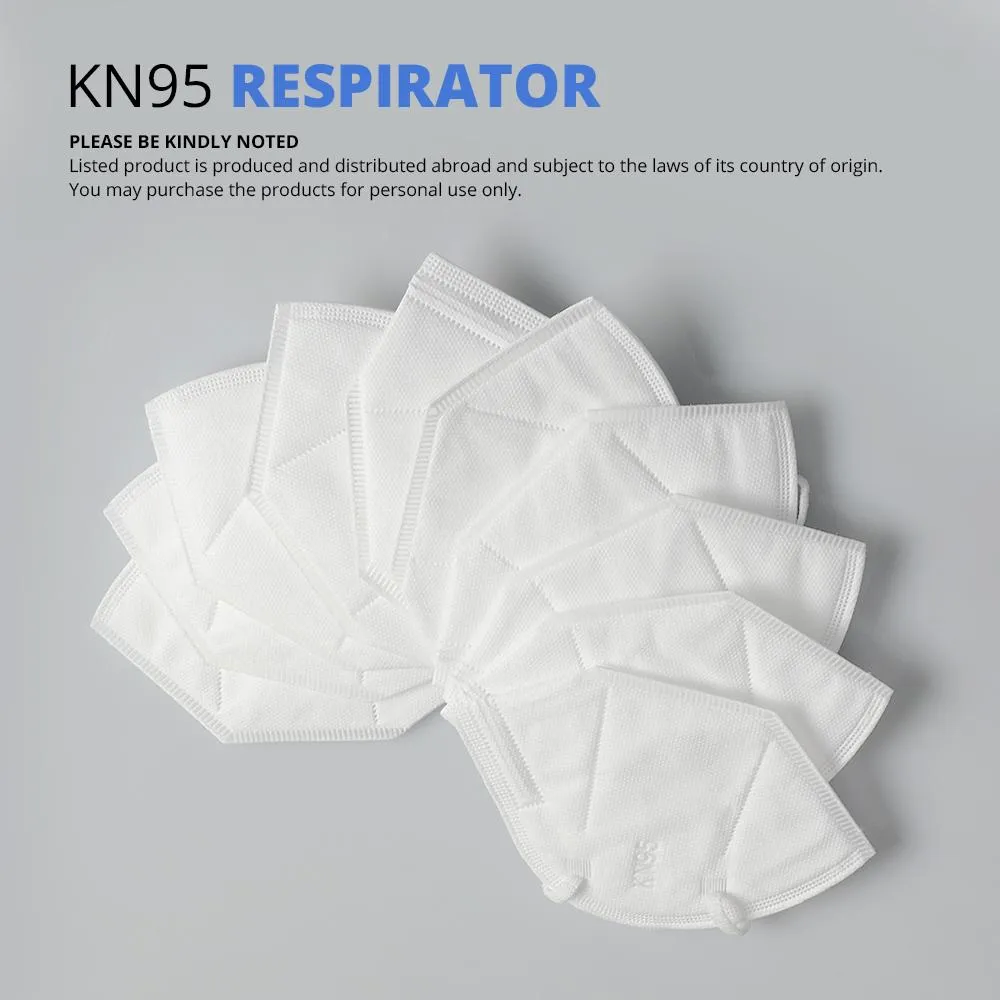 10 pcs KN95 Dustproof Anti-fog And Breathable Face Masks 95% Filtration Mouth Masks 3-Layer Mouth Muffle Cover Fast Shipping