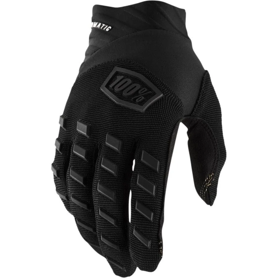 100% Youth Airmatic Gloves - Black/Charcoal