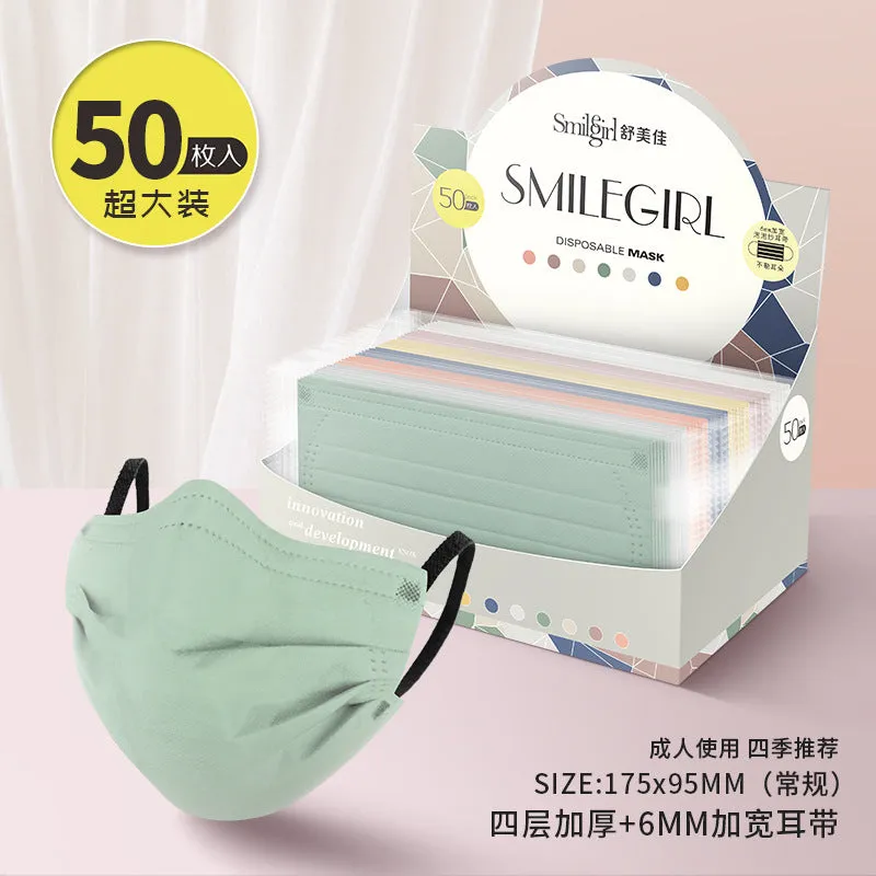 2-Year Disposable Masks with Breathable, Dustproof, Adults Protective Function, Thickness Consultation, Customizable Logo, and Independent Packaging