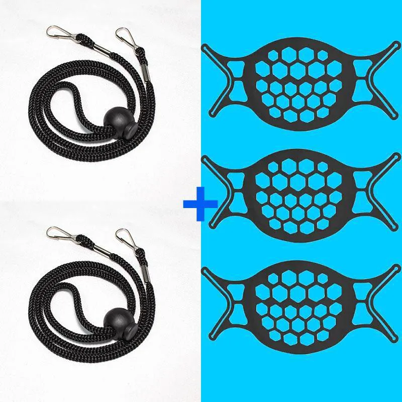 7th Generation 3D Silicone Softer Face Mask Bracket-Prevent Glasses From Fogging