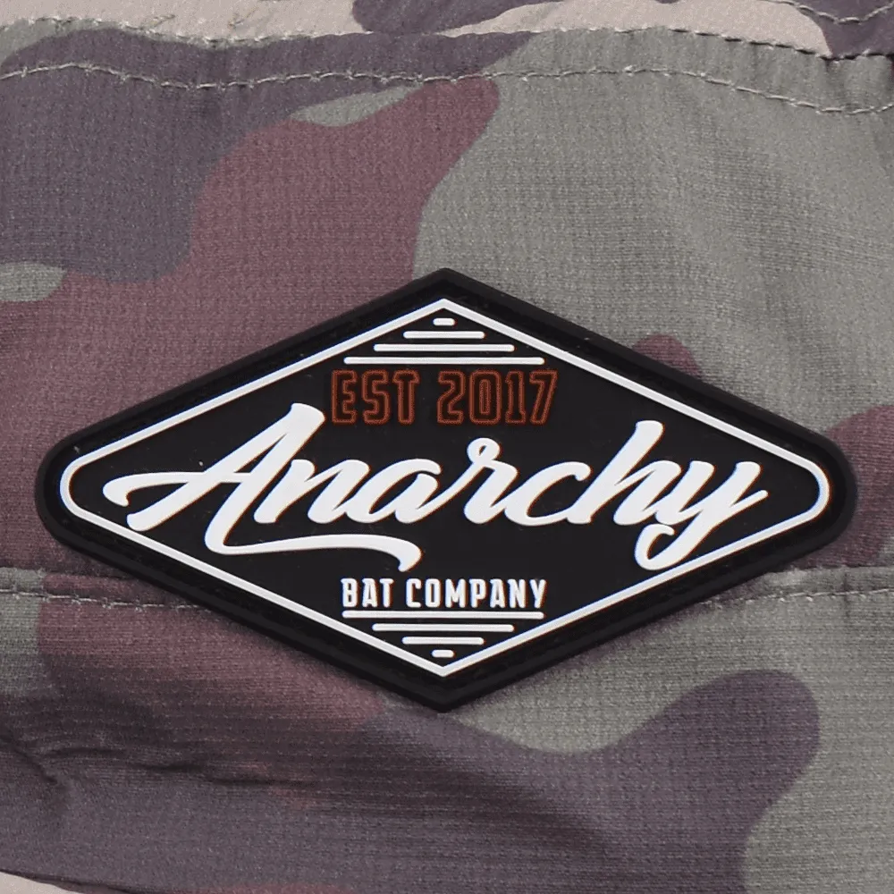 Anarchy Bucket Hat Camo with Black Patch