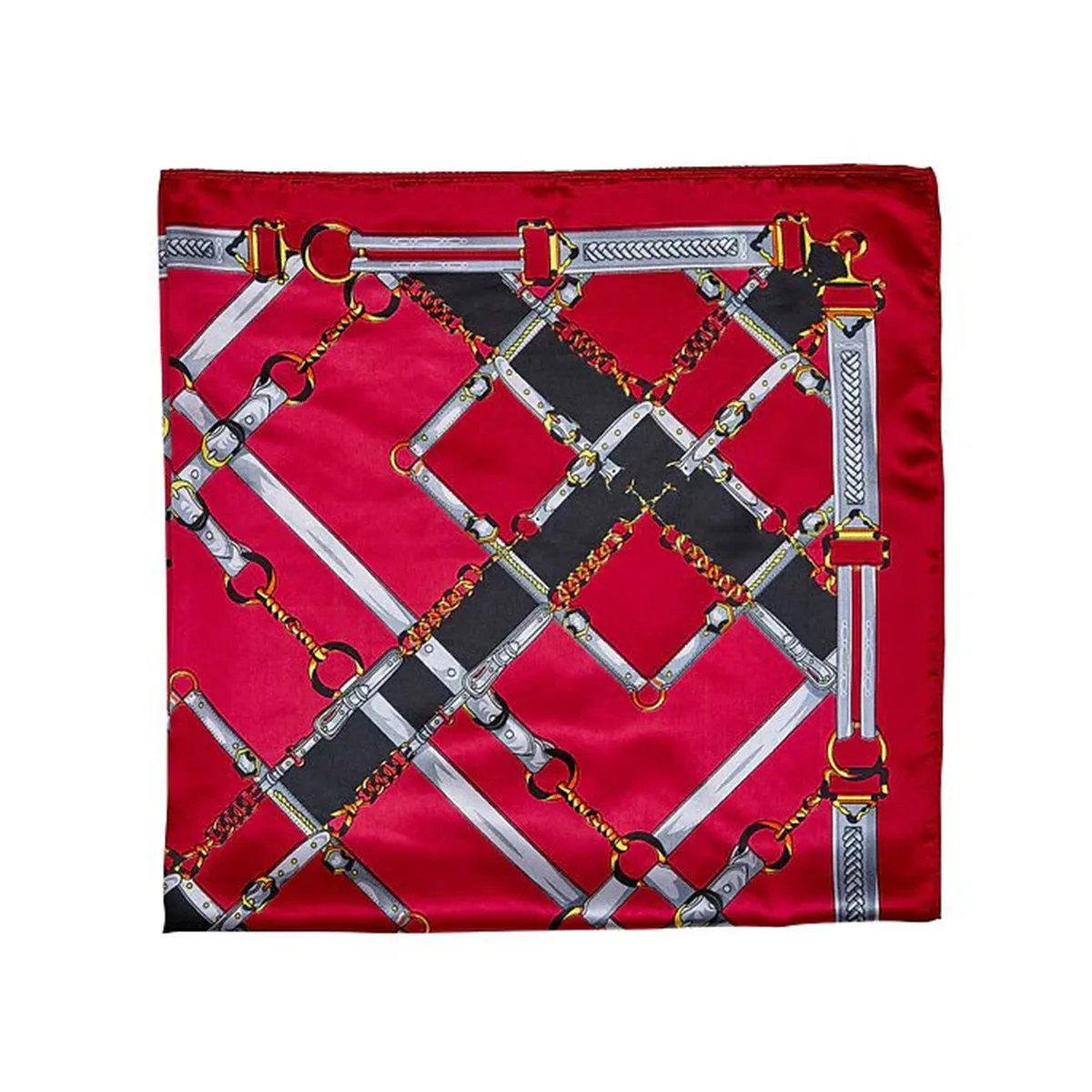 AWST Int'l Silky Plaid Snaffle Bit Scarf