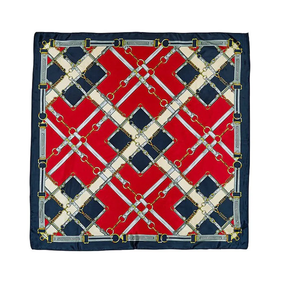 AWST Int'l Silky Plaid Snaffle Bit Scarf