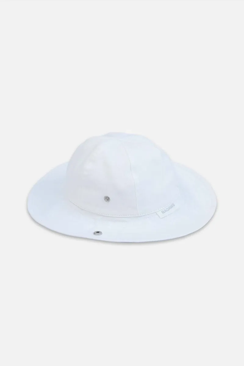 Baby & Kids Sun Hat  - White