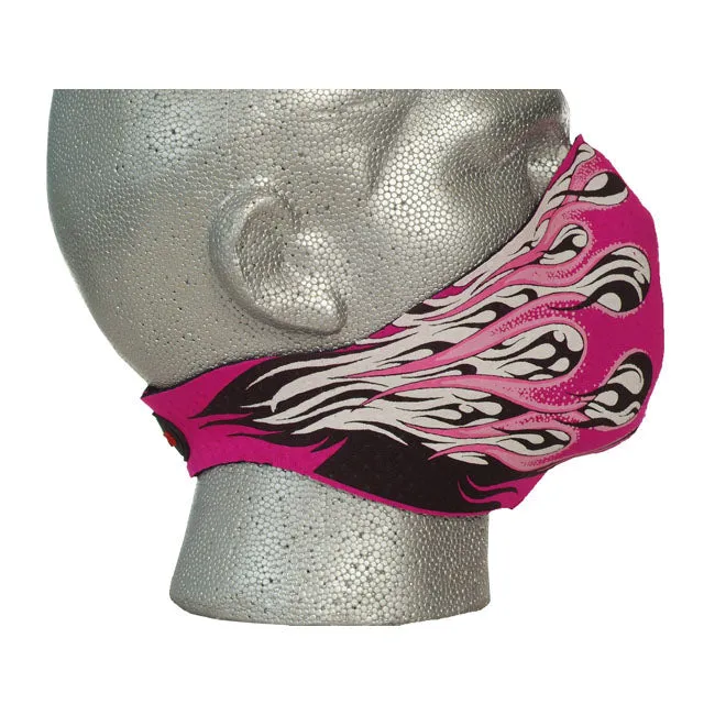 Bandero Biker Ladies Face Mask Hotrod Flames