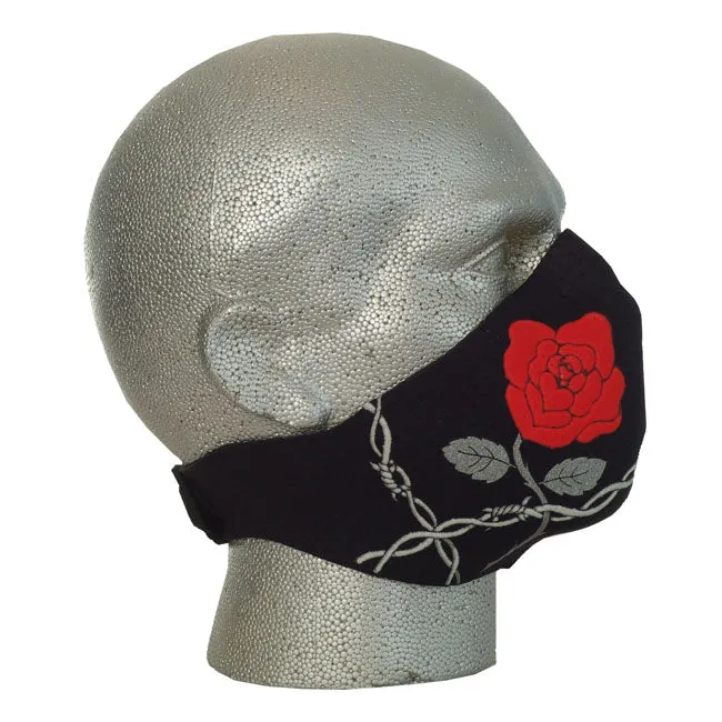 Bandero Biker Ladies Face Mask Wildrose