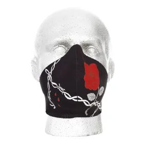 Bandero Biker Ladies Face Mask Wildrose