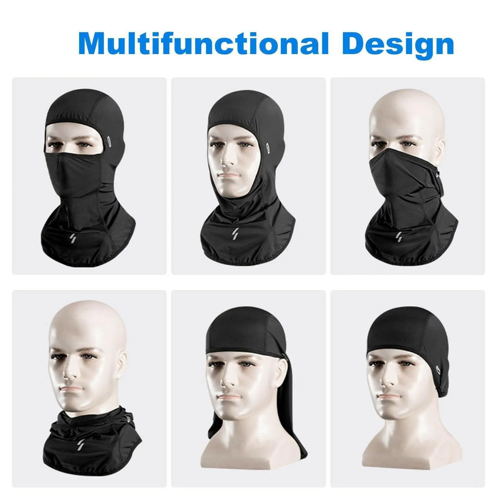 Breathable Balaclava for Men Women UV Protection Dustproof Windproof Sports Outdoor Face Mask for Cycling Running Motorcycle Riding