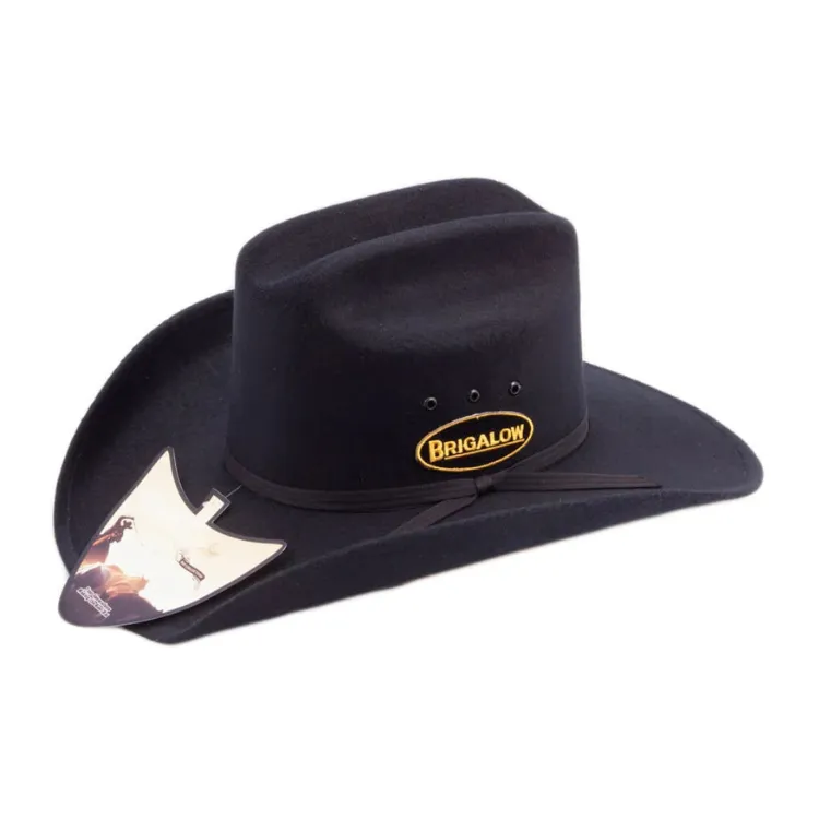 Brigalow Adult Dallas Cowboy Hat - Black