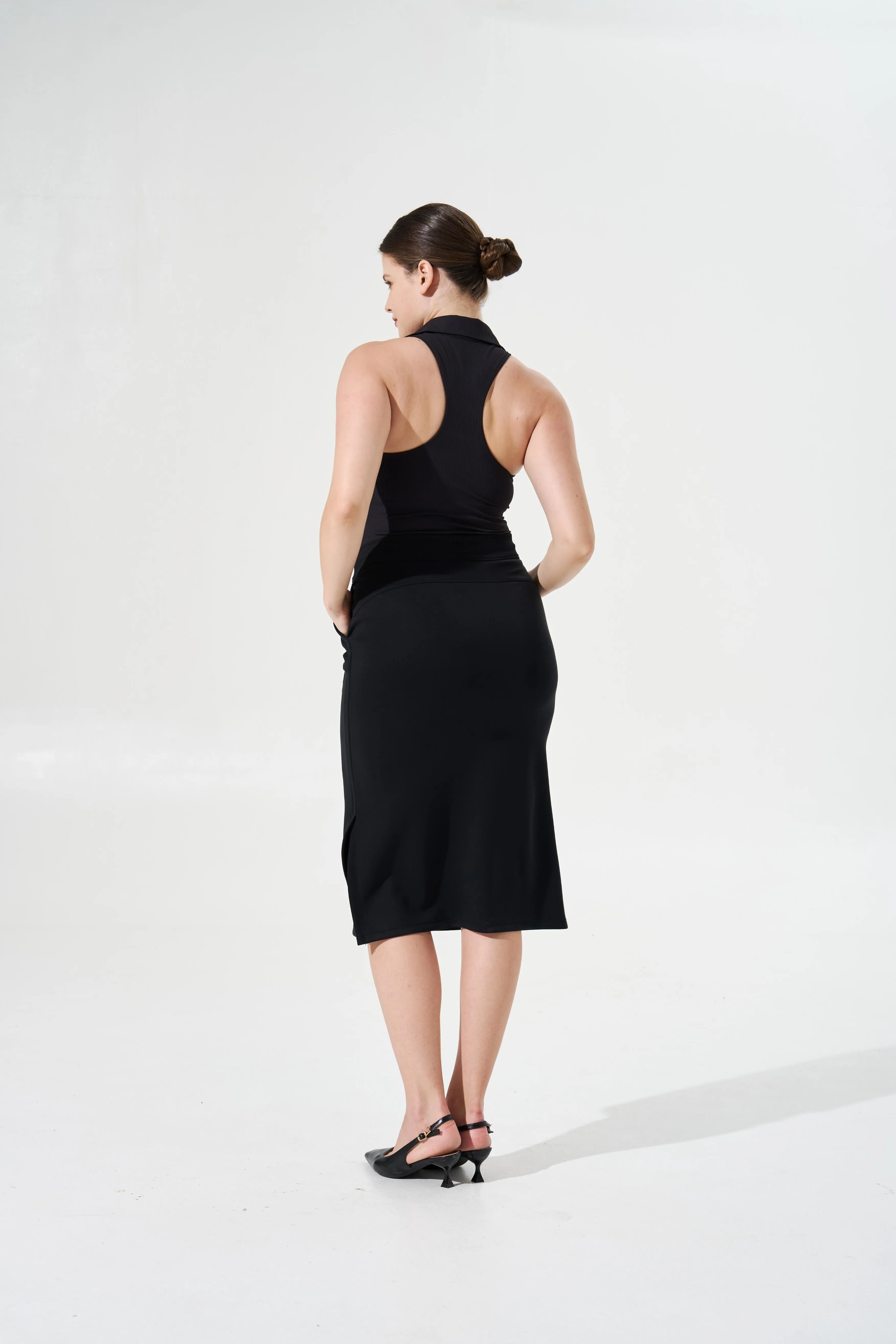 Cooling & Buttery Soft Modal Deluxe Skirt With Pockets