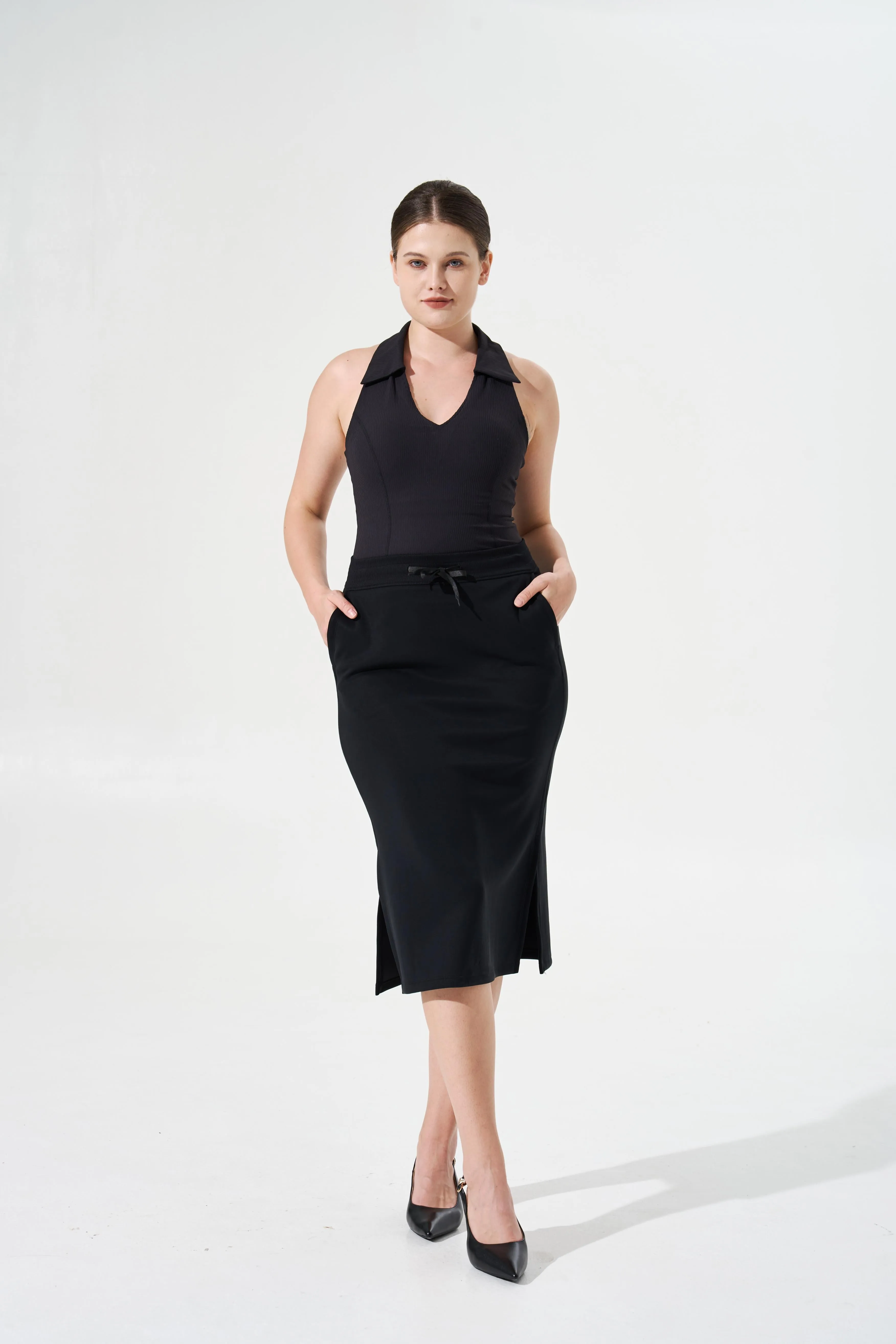 Cooling & Buttery Soft Modal Deluxe Skirt With Pockets