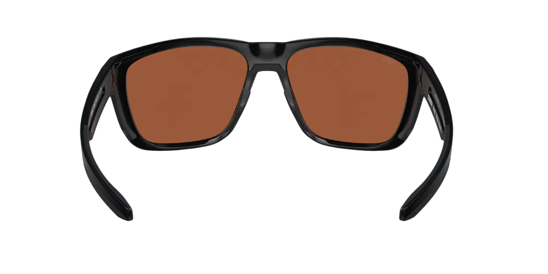 Costa Del Mar Ferg Matte Black Frames - Green Mirror Lens - Polarized Sunglasses