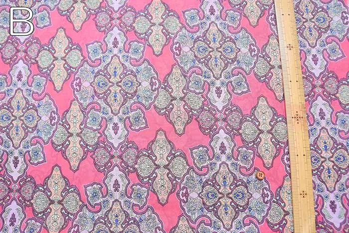 Cotton Voile Printed Fabric - Ethnic