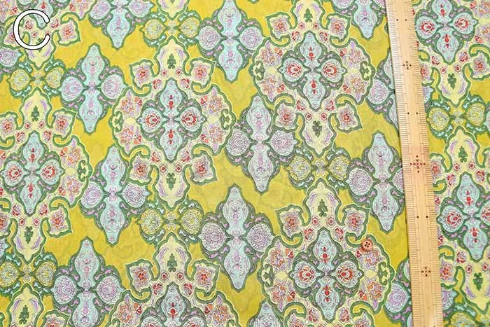 Cotton Voile Printed Fabric - Ethnic