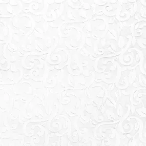 Cuddle® Embossed - Vine White Minky Yardage