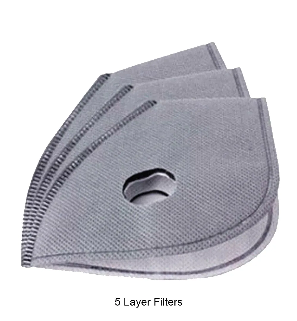 Cycle Mask Filters for Face Masks with removable filters 3 - 6 -9 pack  "IN STOCK "