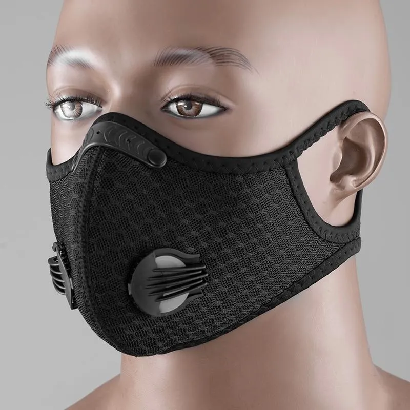 Cycling Face Mask Filter KN95 Anit-fog Breathable Dustproof Bicycle Respirator Sports Protection Mouth-Muffle Dust Mask