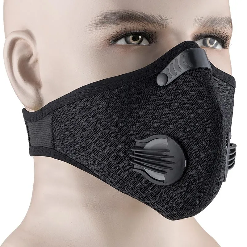 Cycling Face Mask Filter KN95 Anit-fog Breathable Dustproof Bicycle Respirator Sports Protection Mouth-Muffle Dust Mask