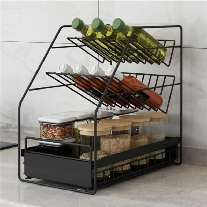 Essentio Kitchen Organizer - Black