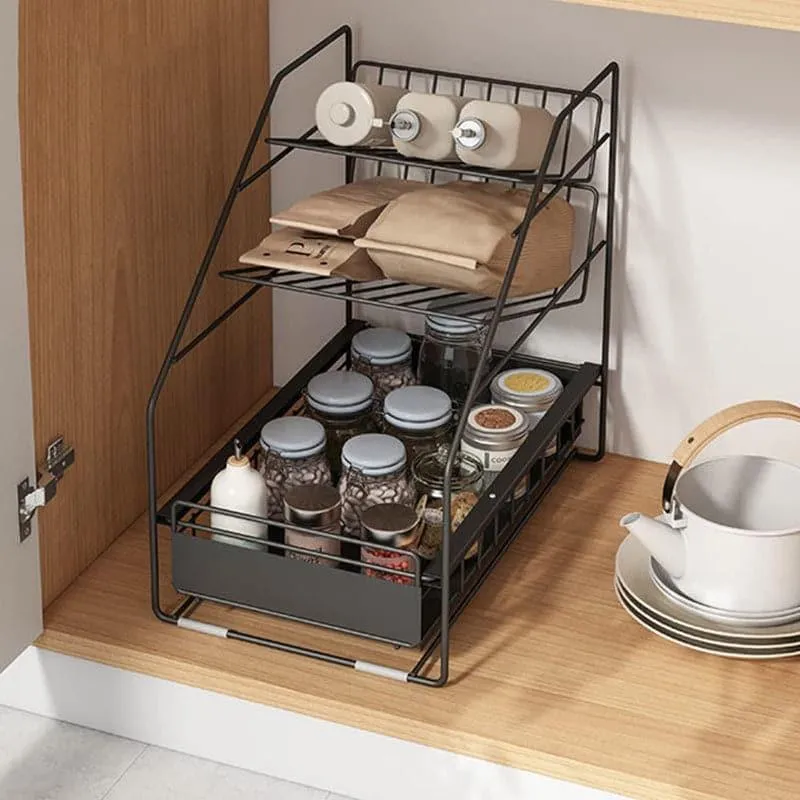 Essentio Kitchen Organizer - Black