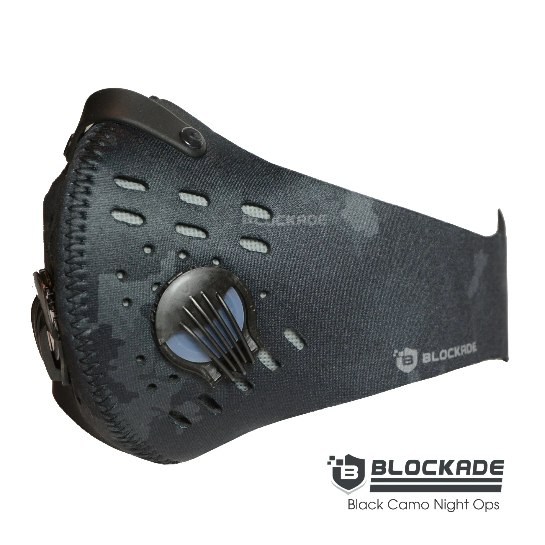 Face Mask with removable filter and exhale valves Black - Camo -  Desert Camo