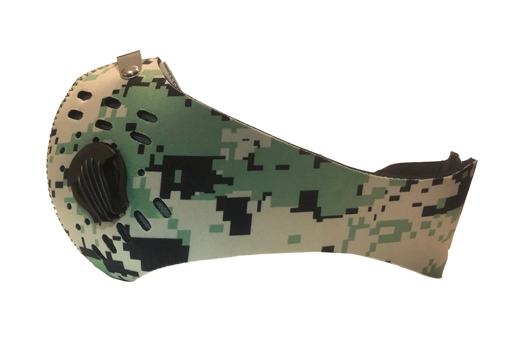 Face Mask with removable filter and exhale valves Black - Camo -  Desert Camo