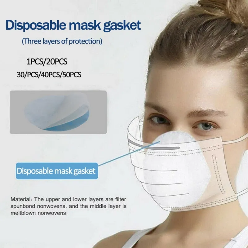 Face Masks Replacement Filtering Pad Breathable Mask