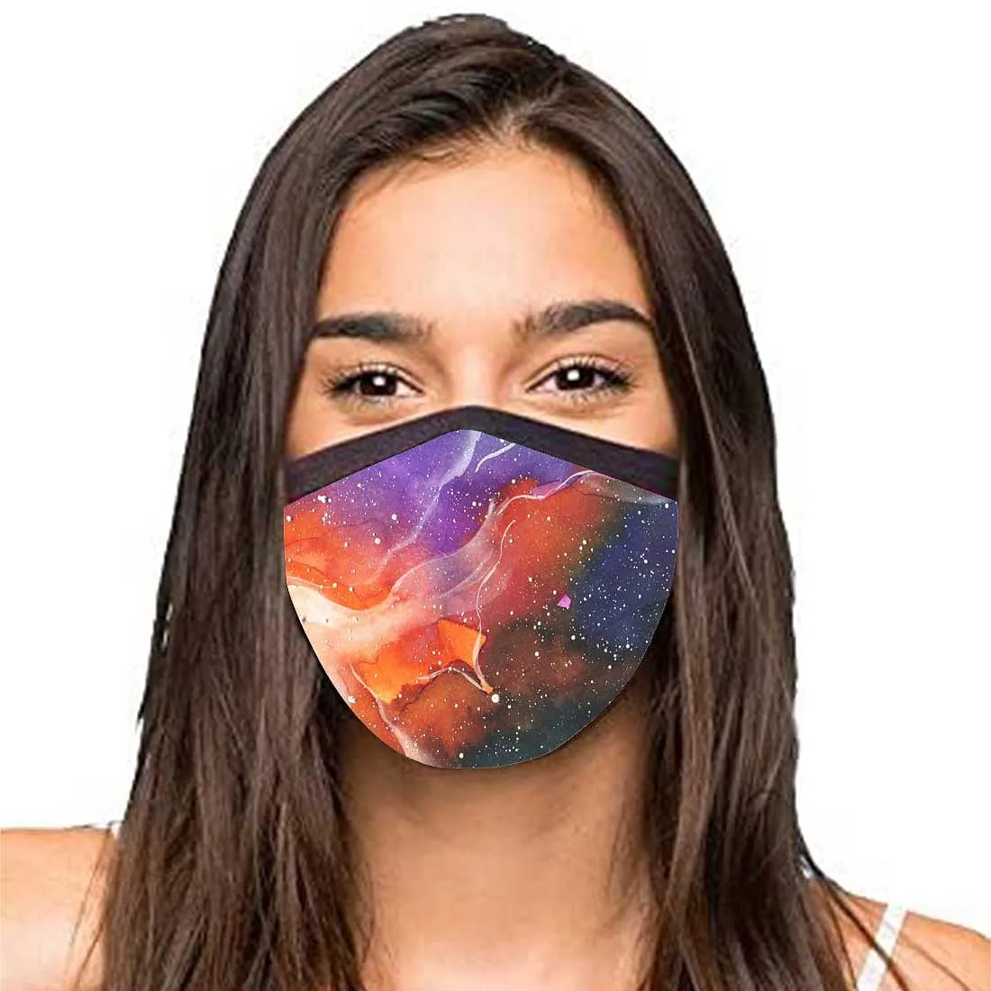 Face Masks Reusable Washable Set Of 2 -Galaxy