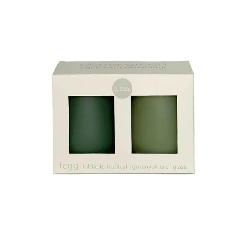 Fegg Sage & Olive Silicone Glasses