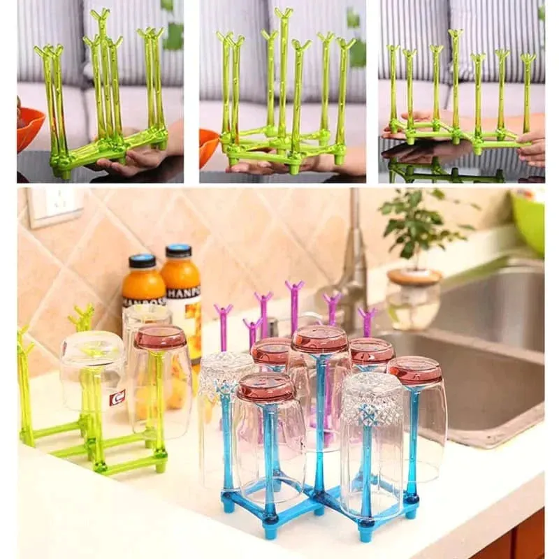 Foldable Acrylic glass holder