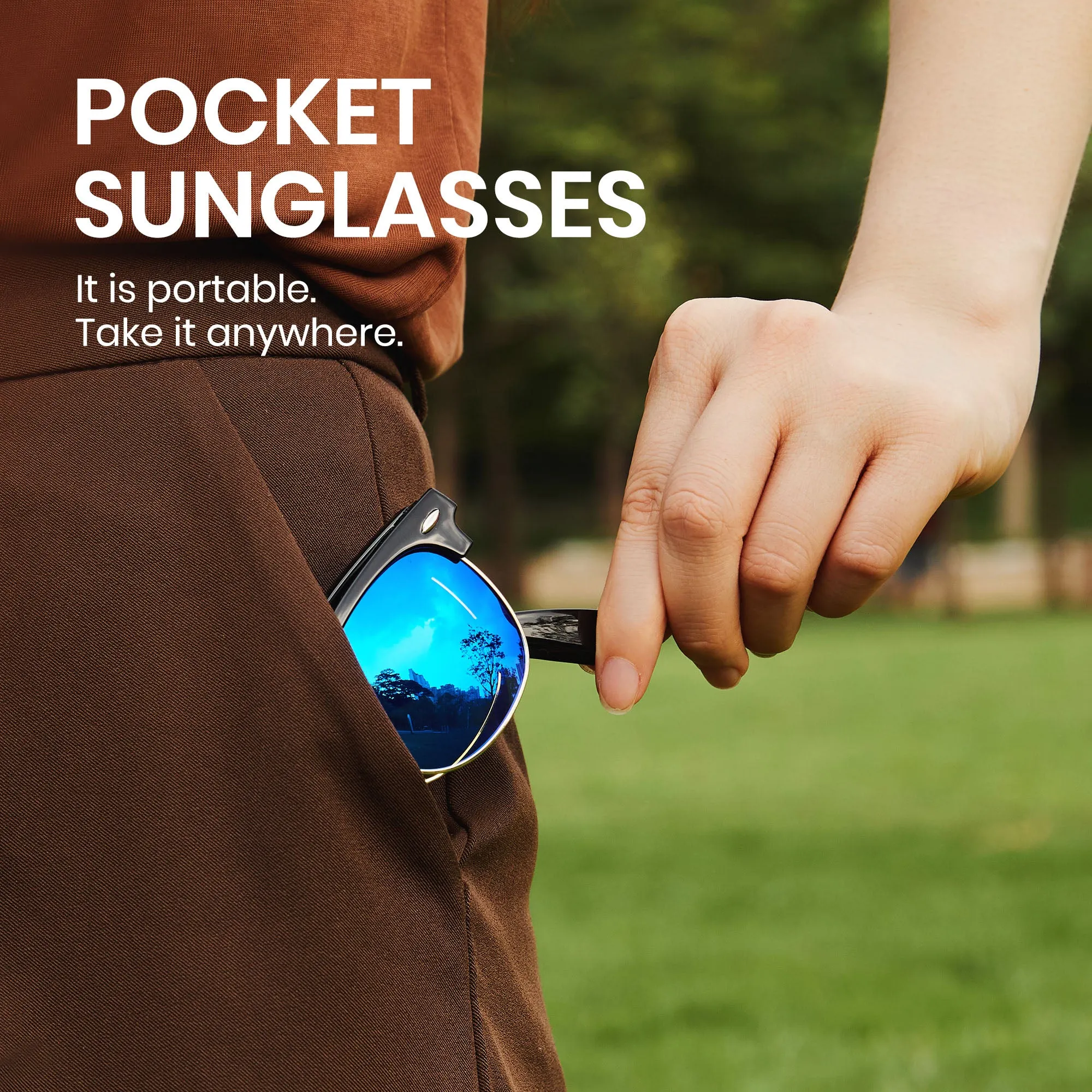 Folding Polarized Sunglasses 1015