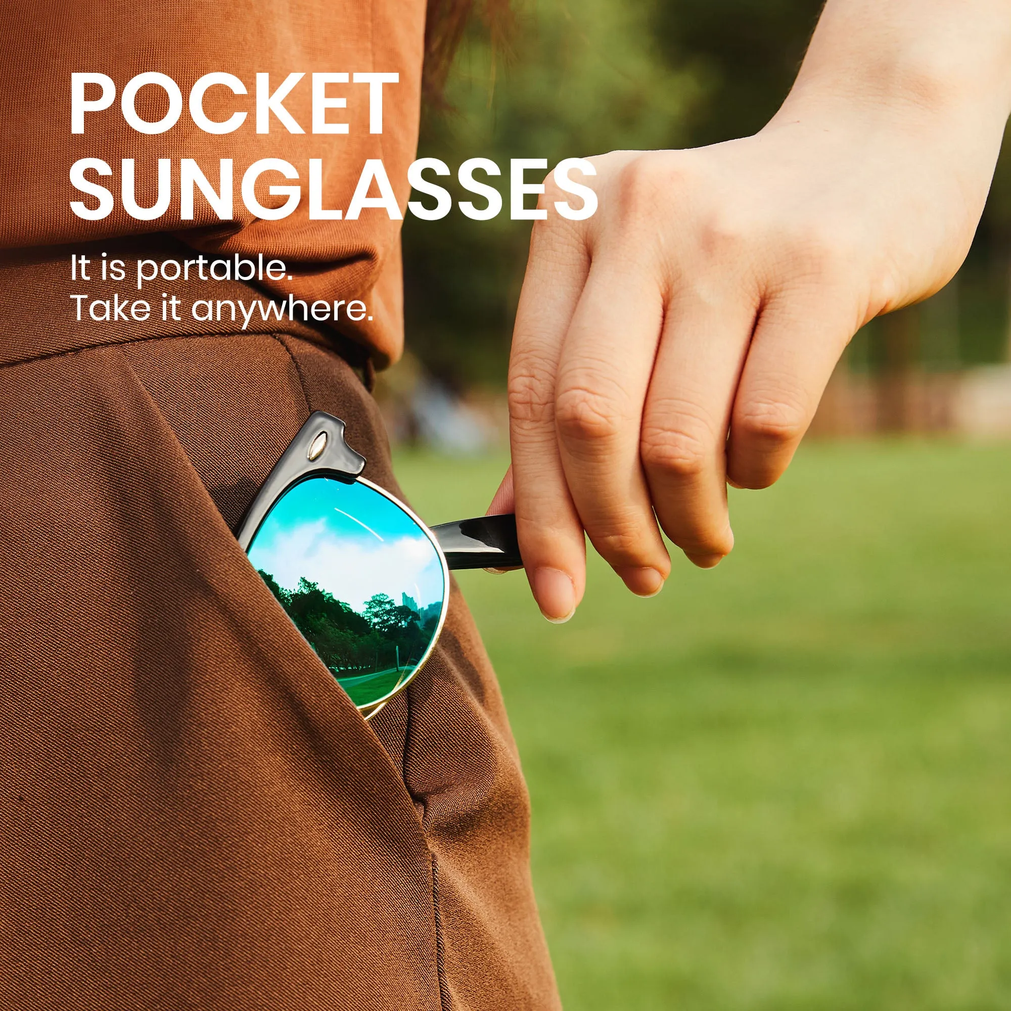 Folding Polarized Sunglasses 1015