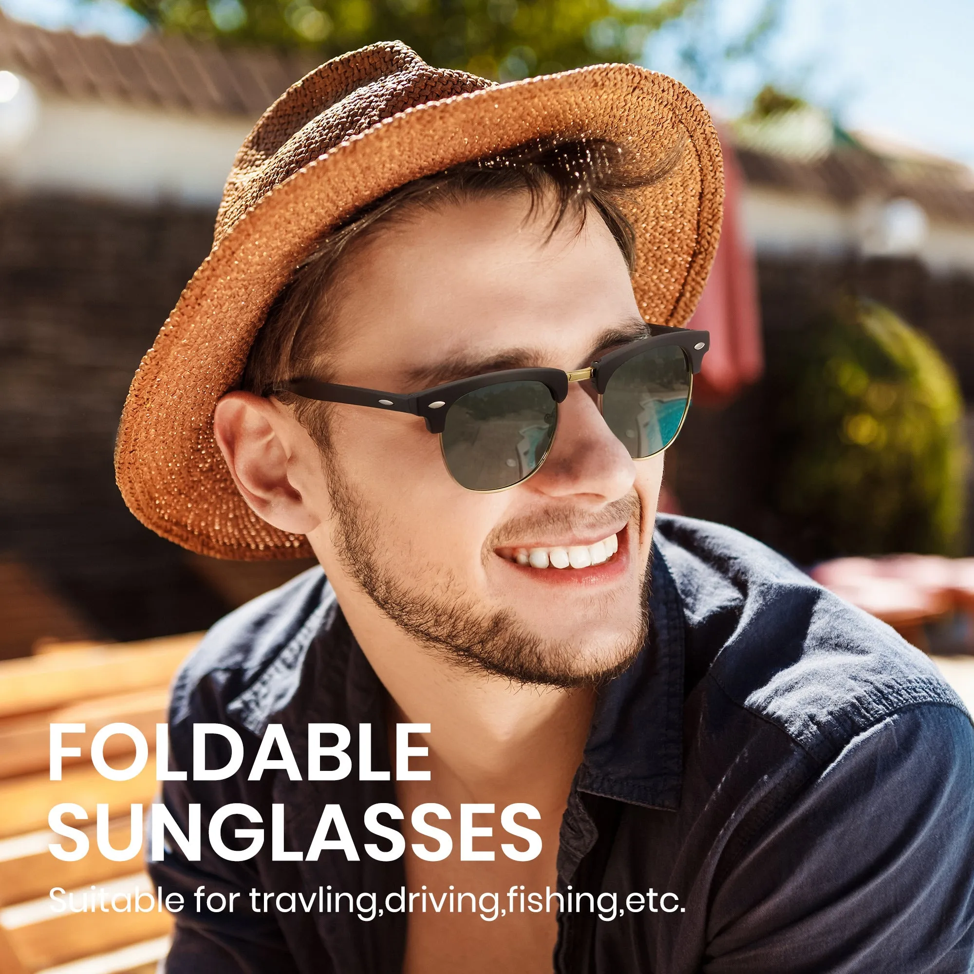 Folding Polarized Sunglasses 1015