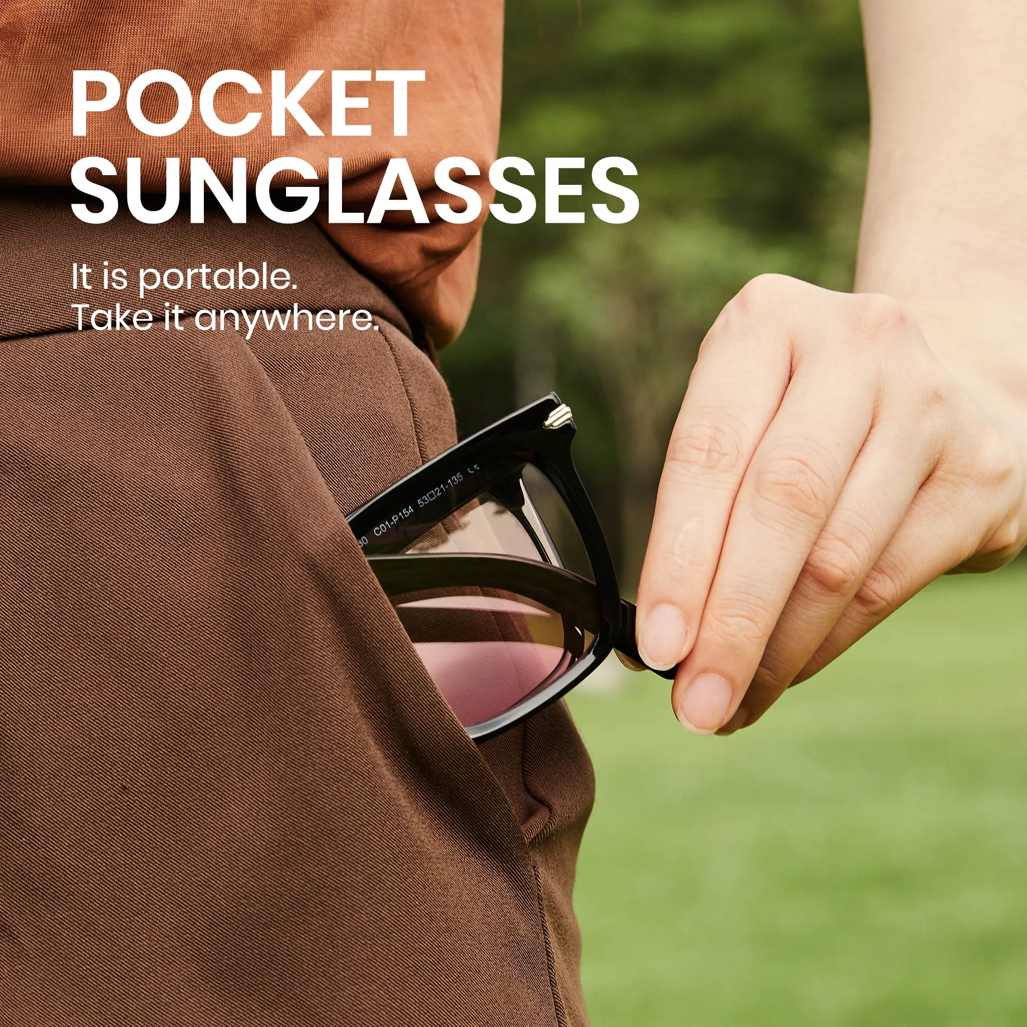 Folding Polarized Sunglasses 1105