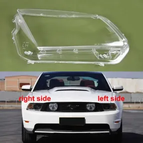 Ford Mustang 2010 2011 2012 2013 Headlamp Cover Transparent Lampshade Lens Headight Shell Lamp Masks Plexiglass لفورد موستانج 2010 2011 2012 2013 غطاء شفاف عاكس الضوء