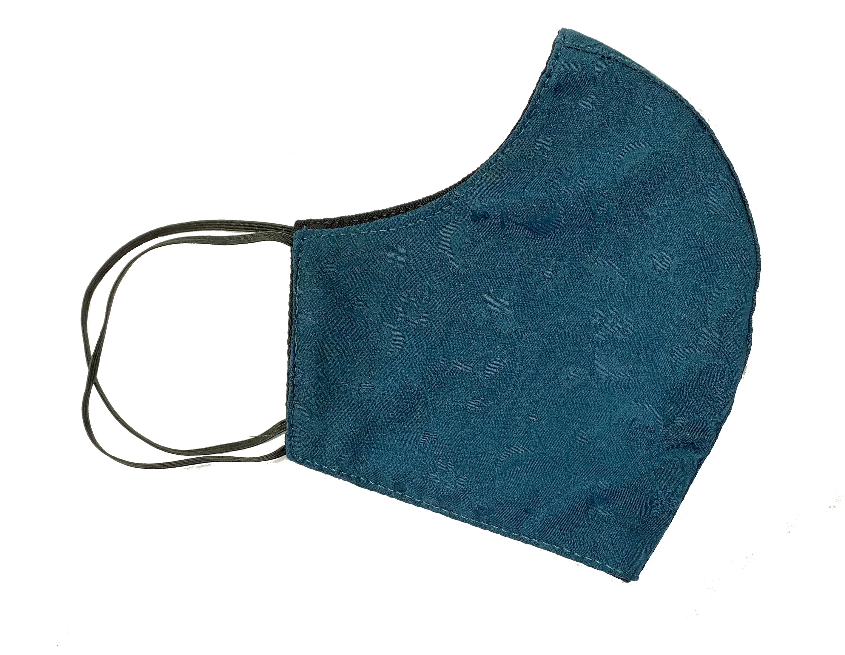 Good Girl Mask- Solid Teal Jacquard