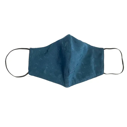 Good Girl Mask- Solid Teal Jacquard