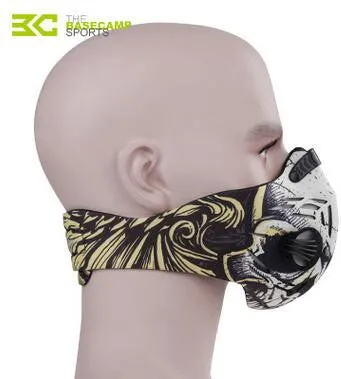 Half Face Air Filter Sports Face Mask for Cycling and Biking