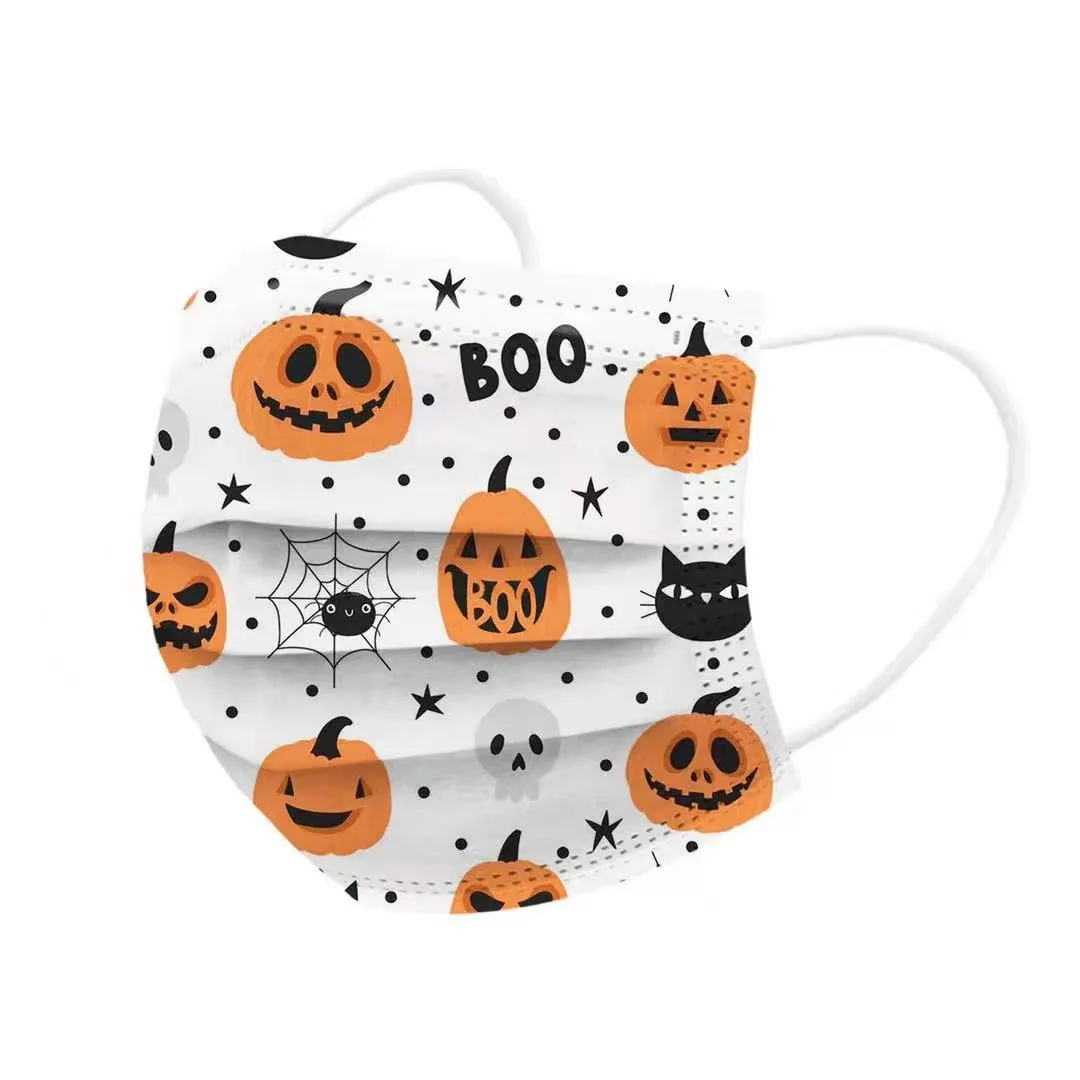 Halloween Masks Halloween Print Flat Masks