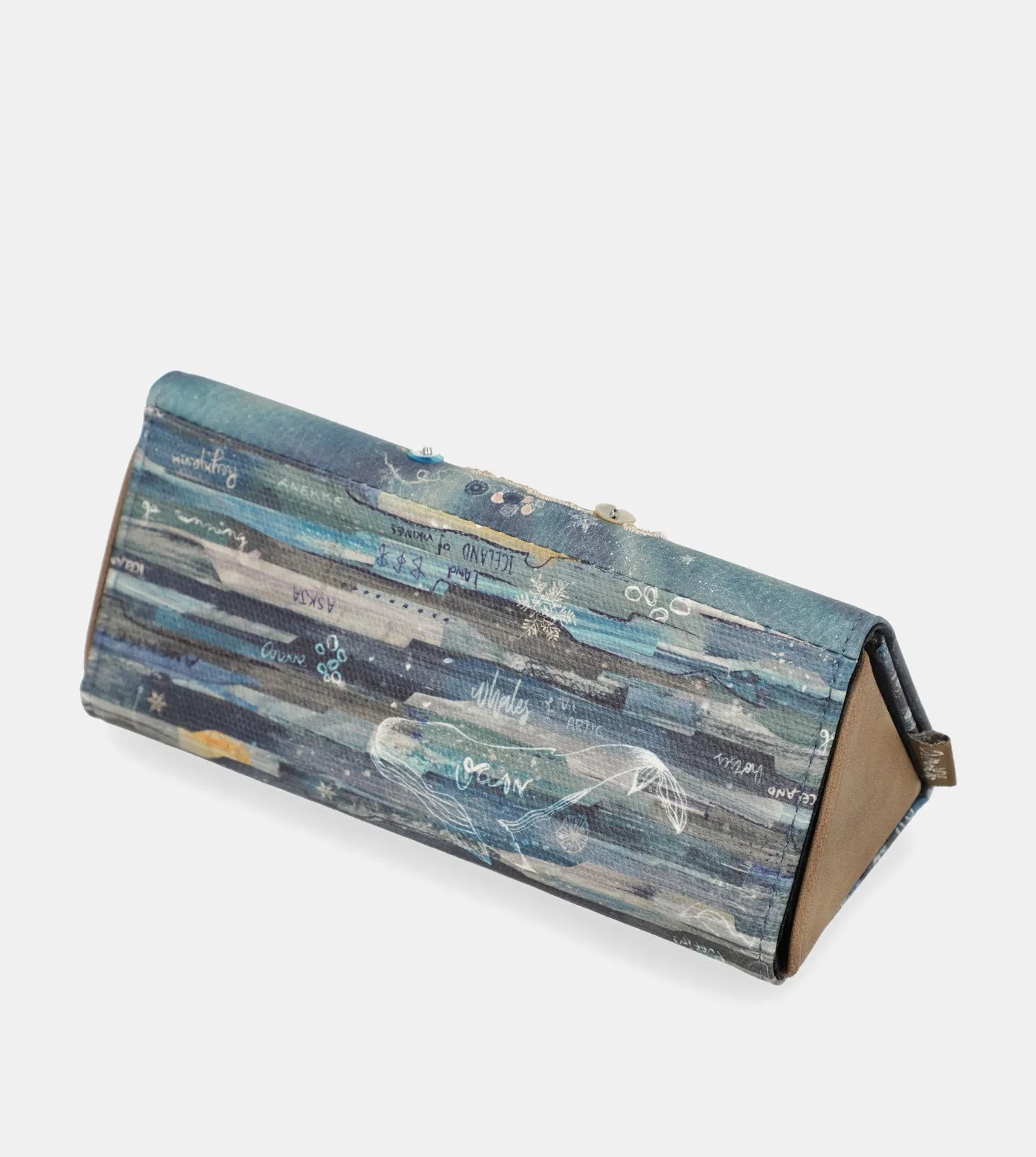 Iceland foldable glasses case