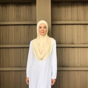 Kayla Instant Hijab (SILKY CORN)