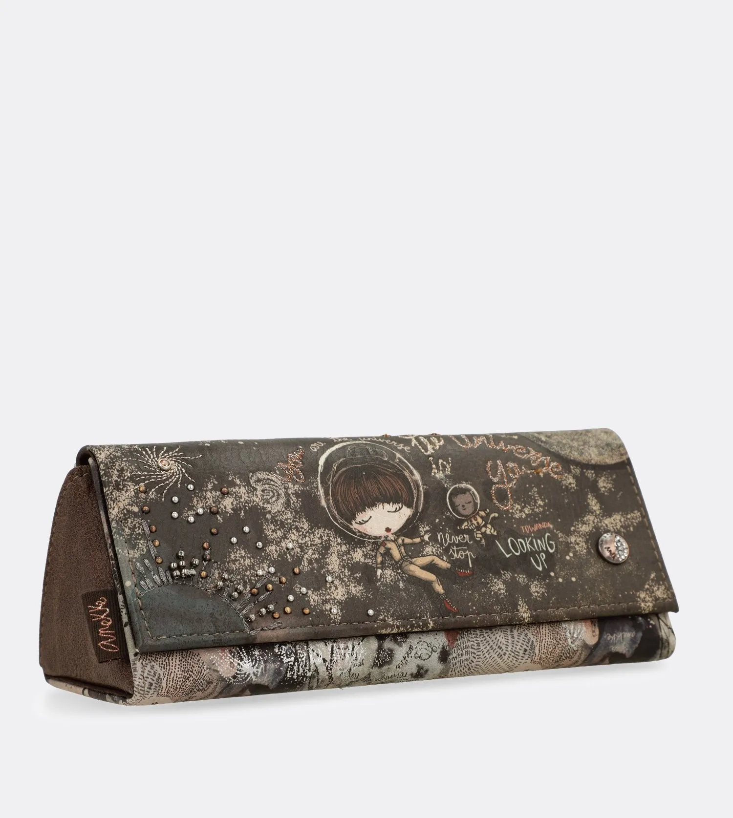 Lovely foldable glasses case