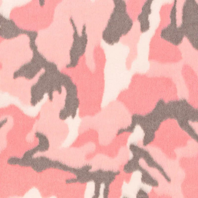 Luxe Cuddle® - Camo Pink Yardage