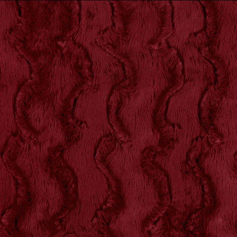 Luxe Cuddle® - Glacier Merlot Minky Yardage