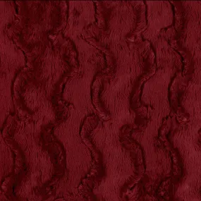 Luxe Cuddle® - Glacier Merlot Minky Yardage