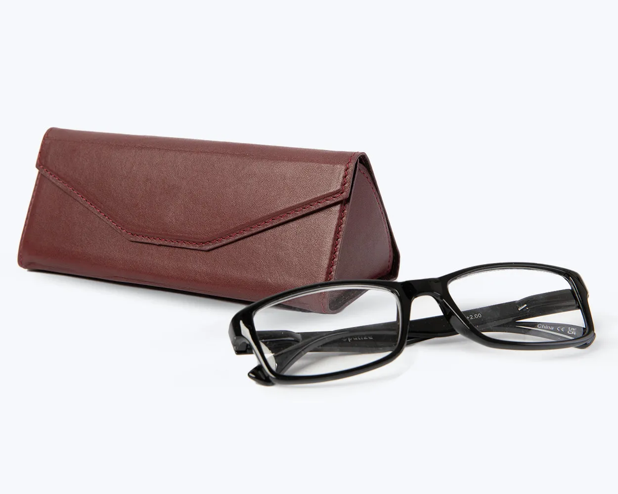 Metro Foldable Leather Glasses Case