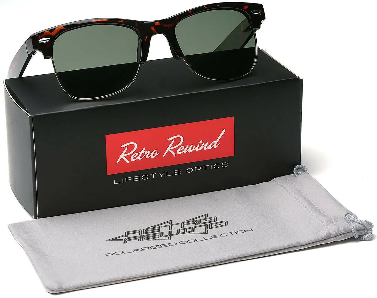 MRoyale™ Retro Men's Large Polarized Sunglasses