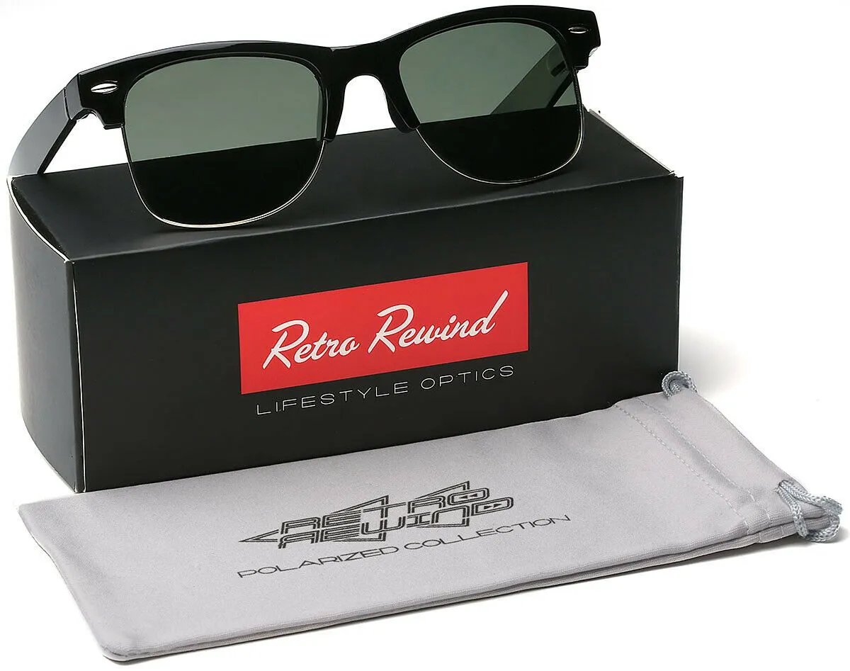 MRoyale™ Retro Men's Large Polarized Sunglasses