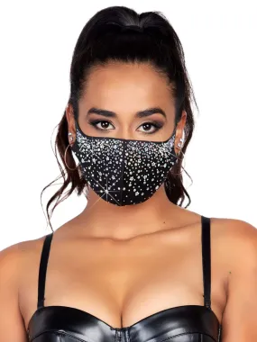 Nova Rhinestone Face Mask