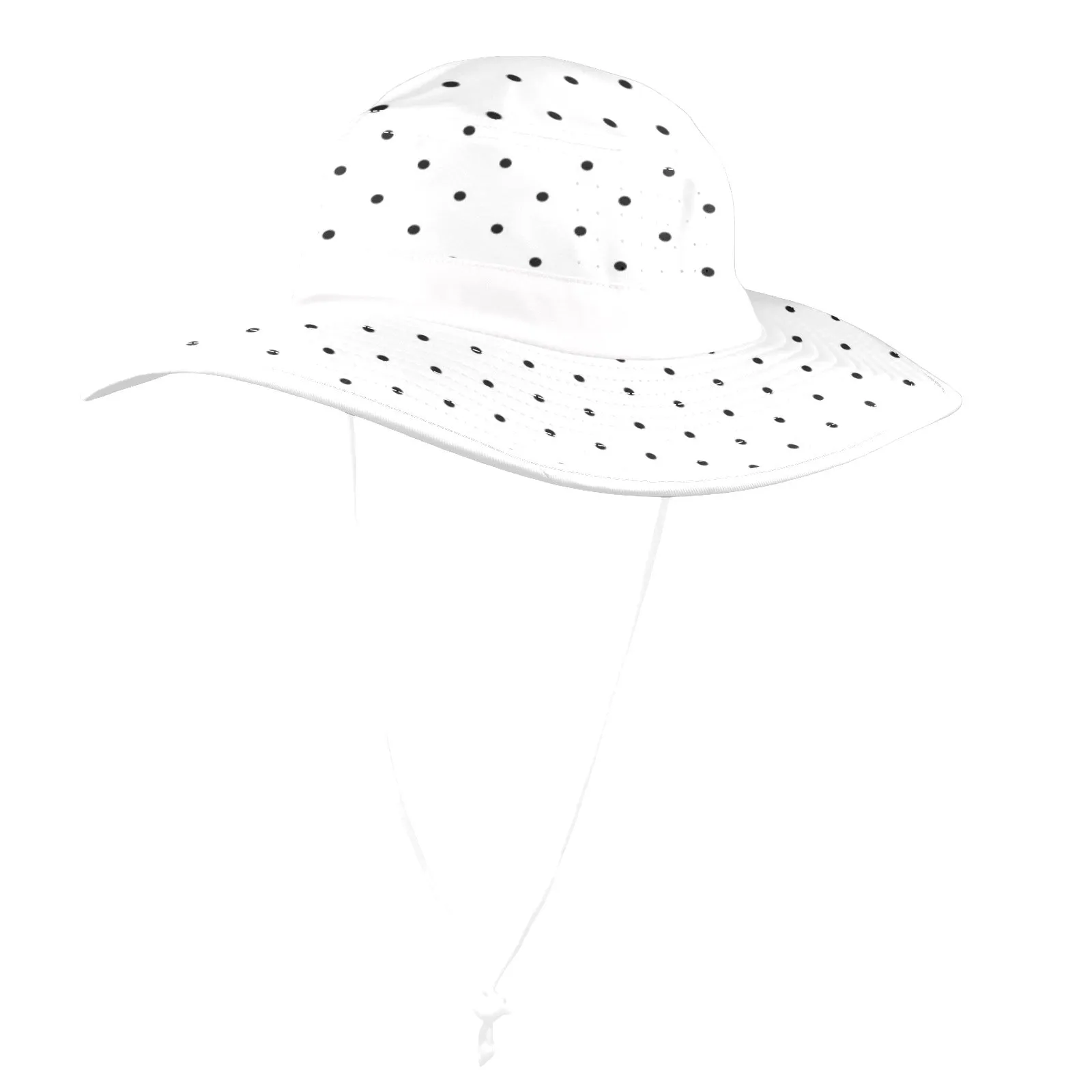 off white cheribum print Wide Brim Bucket Hat